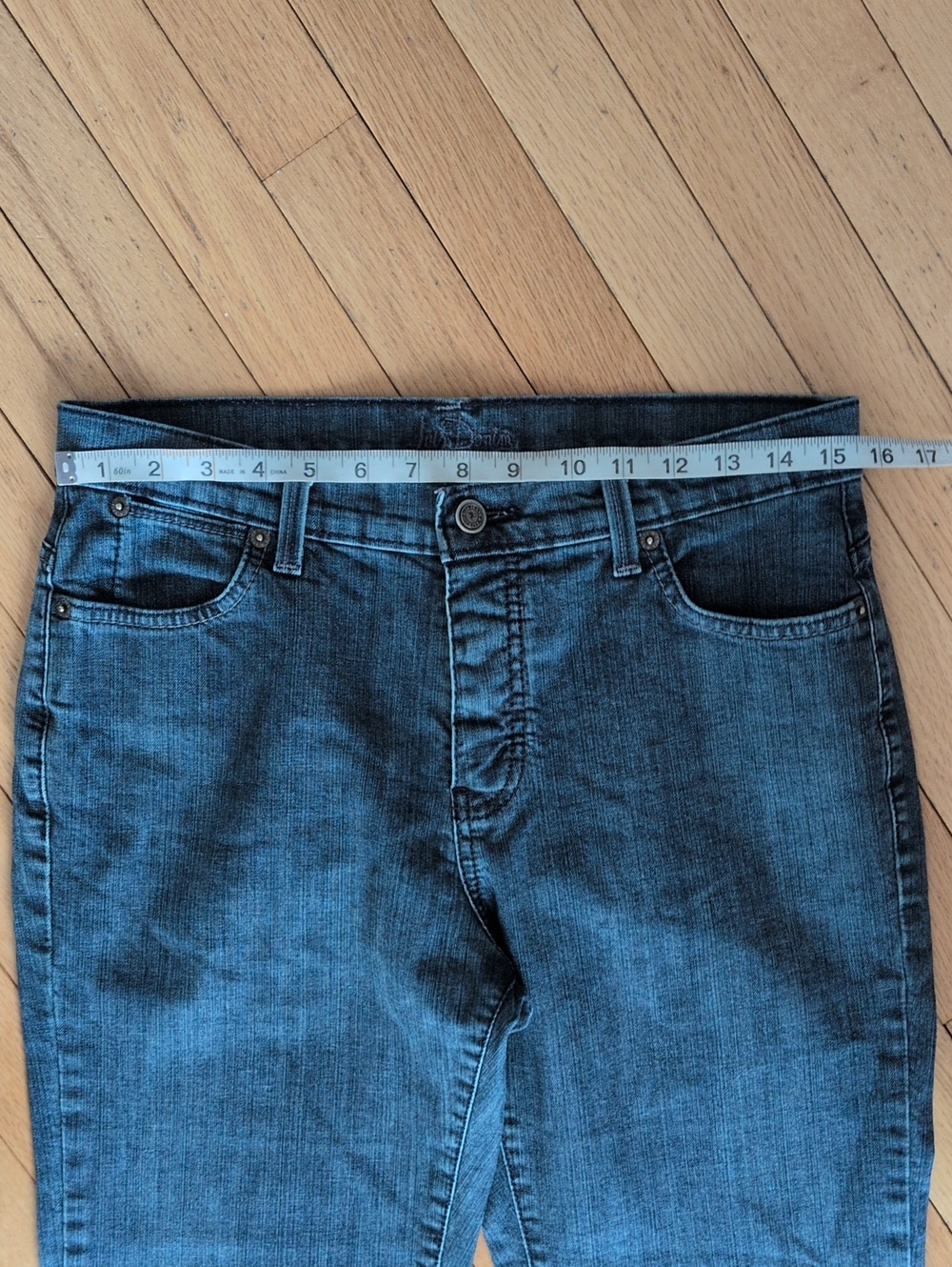 LOIS JEANS GIGI Women Size 31x32 Cotton Stretch Medium Wash Jeans - Picture 4 of 9